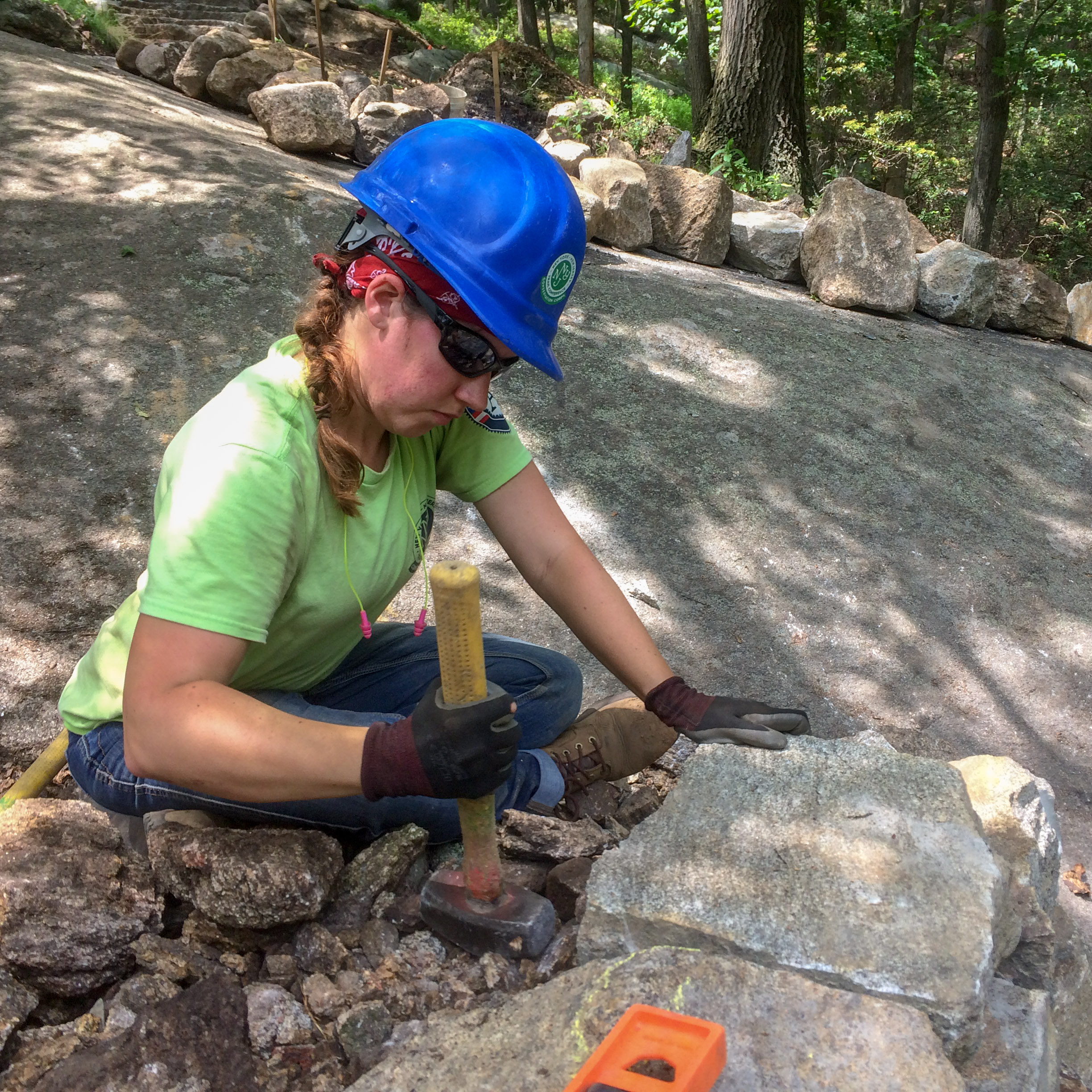 2018 Bear Mountain Trail Crew Leader Tracy Arcella.